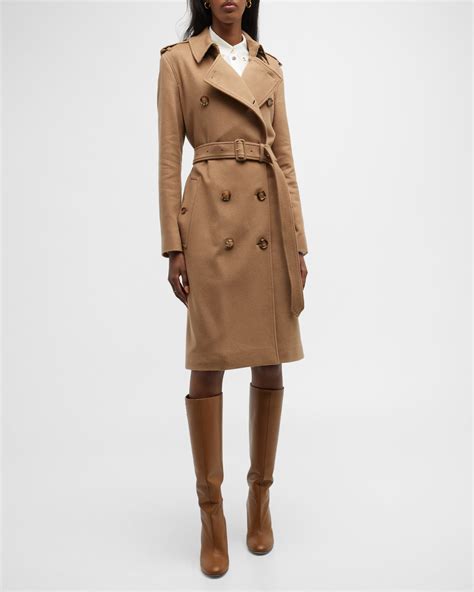 kensington burberry trench mid|Burberry kensington cashmere trench coat.